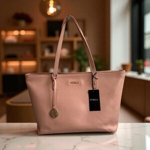 Furla Blush Pink Tote Bag